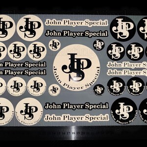 AUTOCOLLANT SPÉCIAL JOHN PLAYER POUR VOITURES LOTUS