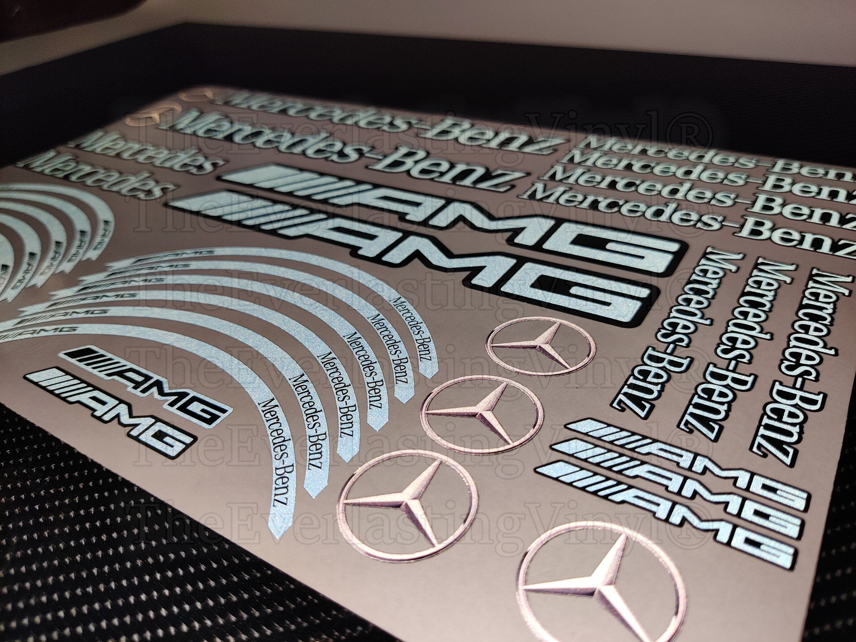 Stickers Réfléchissants AMG Mercedes Pour Scooter Xiaomi Ninebot Segway – Kit Déco