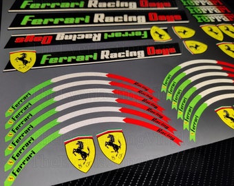 Xiaomi Mijia M365 essential / Pro / Pro 2 electric scooter reflective stickers kit Scuderia Ferrari Racing Days