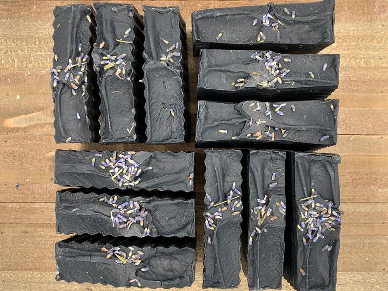 Pre-Order Activated Charcoal Goats Milk Bar Soap image 1