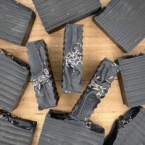Pre-Order Activated Charcoal Goats Milk Bar Soap image 3