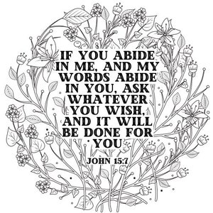 Bible Journaling Coloring Pages