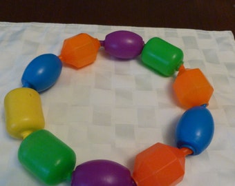 vintage fisher price snap lock beads