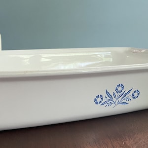 Corning Ware P-332 Roasting Pan, Corning Ware 2 Quart Roaster, Corning Ware Cornflower Blue, Corning Ware Lasagna Pan  #8697