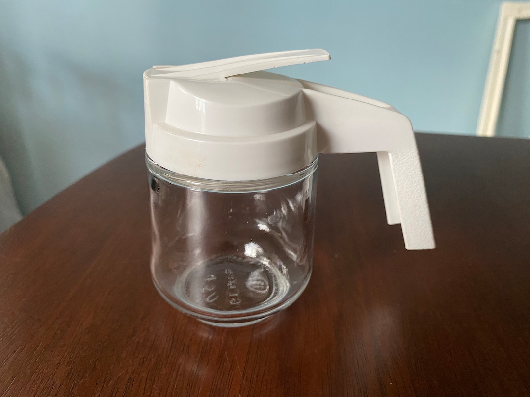 Midcentury gemco Glass Syrup Dispenser, Gemco Syrup Bottle 7087 Etsy