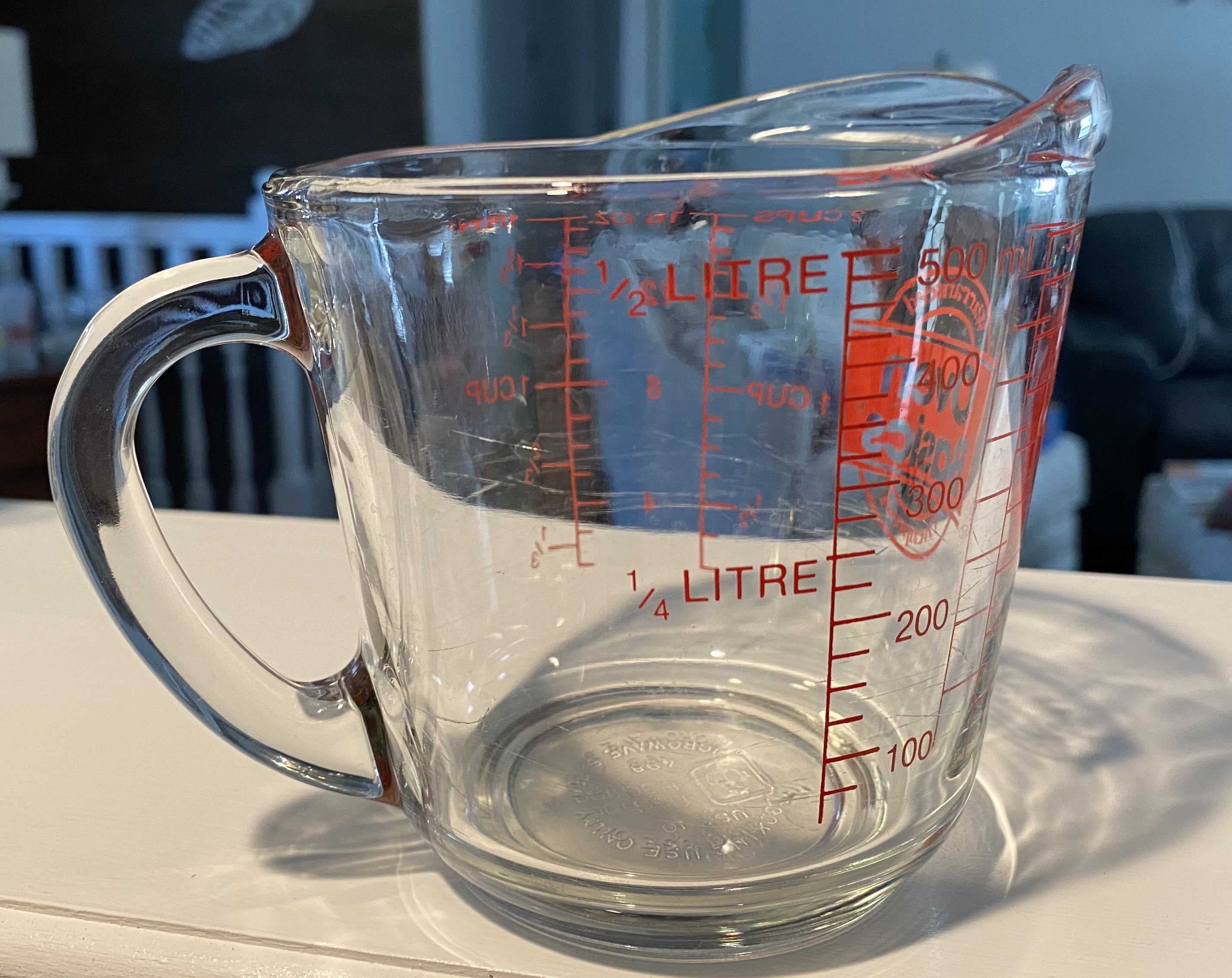 アンカーホッキング Vintage Anchor Hocking / Fire King #498 2 Cup Measuring Cup / Red