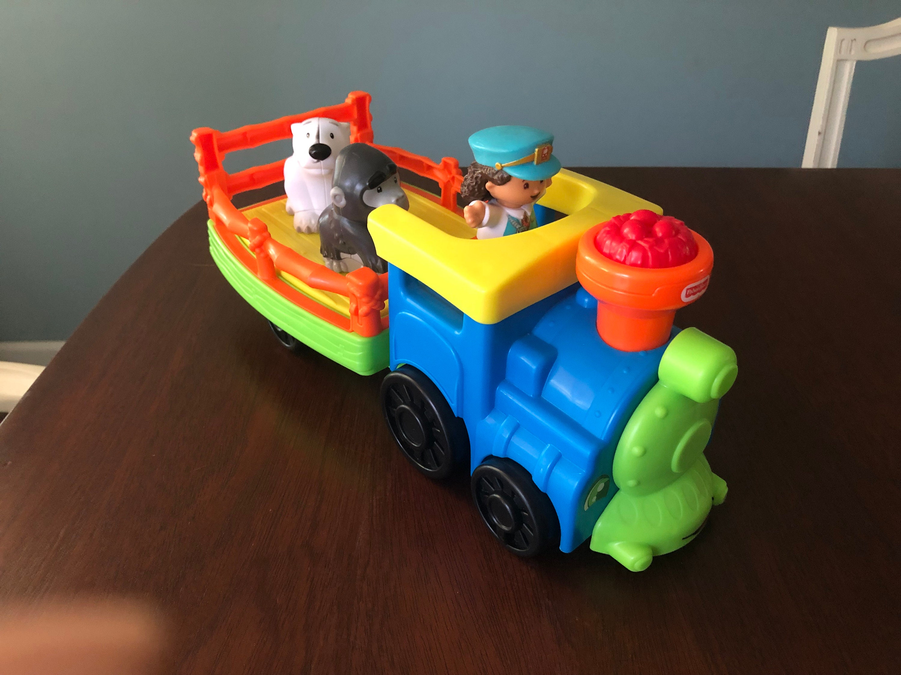 Little people on sale zoo train