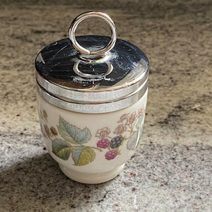 Royal Worcester Egg Coddler, Royal Worcester Lavinia Egg Coddler, English Egg Coddler #7241