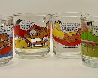 McDonald&#39;s Collector Series Garfield-mokken met helder glazen handvat - JOUW KEUZE #5030