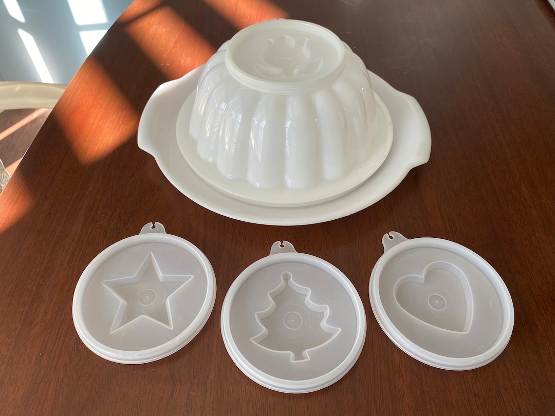 Tupperware Jello, Gelatin Ring Mold, Tupperware Jello Mold 7692 Etsy