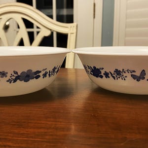 Corelle The Pioneer Woman Evie Blue Bowls -Set of 2, Corelle Cereal Bowls, Corelle Soup Bowls, Corelle Evie Blue Pioneer Woman Cereal  #8493