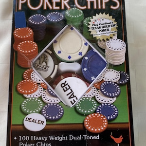 プロフェッショナルポーカーチップ、ディーラーチップ、オリジナルボックス入りカーディナルポーカーチップ、カーディナルポーカーチップ #8146