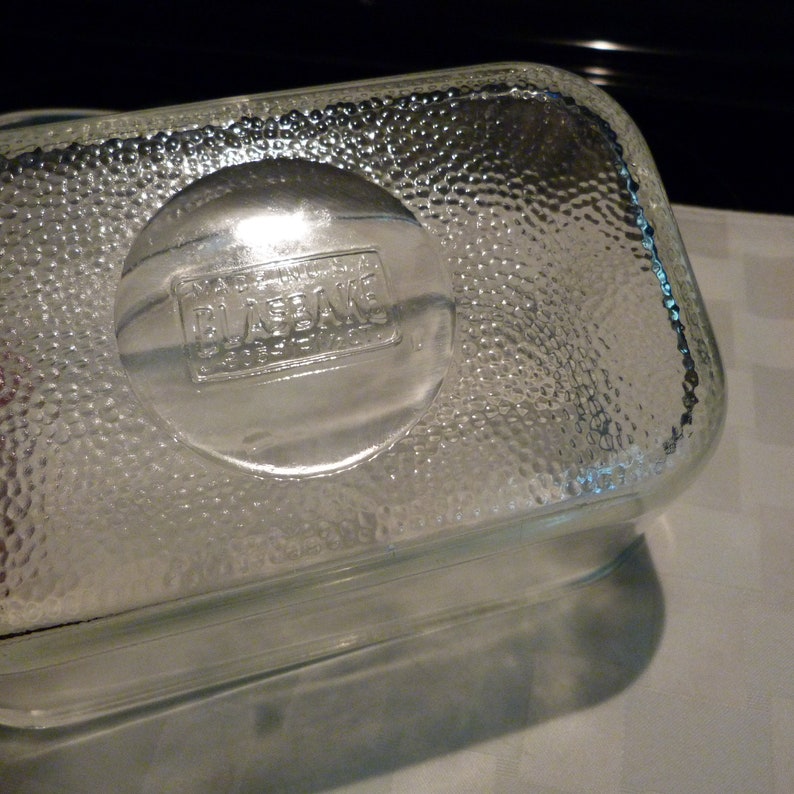 Vintage Glasbake Clear Glass Loaf Pan Dish J805 with Etsy