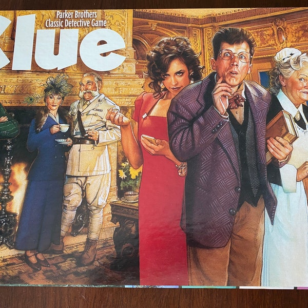 Clue Board Game, Parker Brothers 1998 Clue, Detective Game, Mystery Game - COMPLETE     #7031