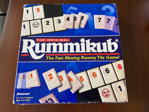 Rummikub Tile Game 1990's in Original Box W/instructions Complete