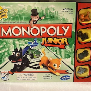 My First Monopoly Game - Monopoly Junior Ages 5+  Like New!   #8710