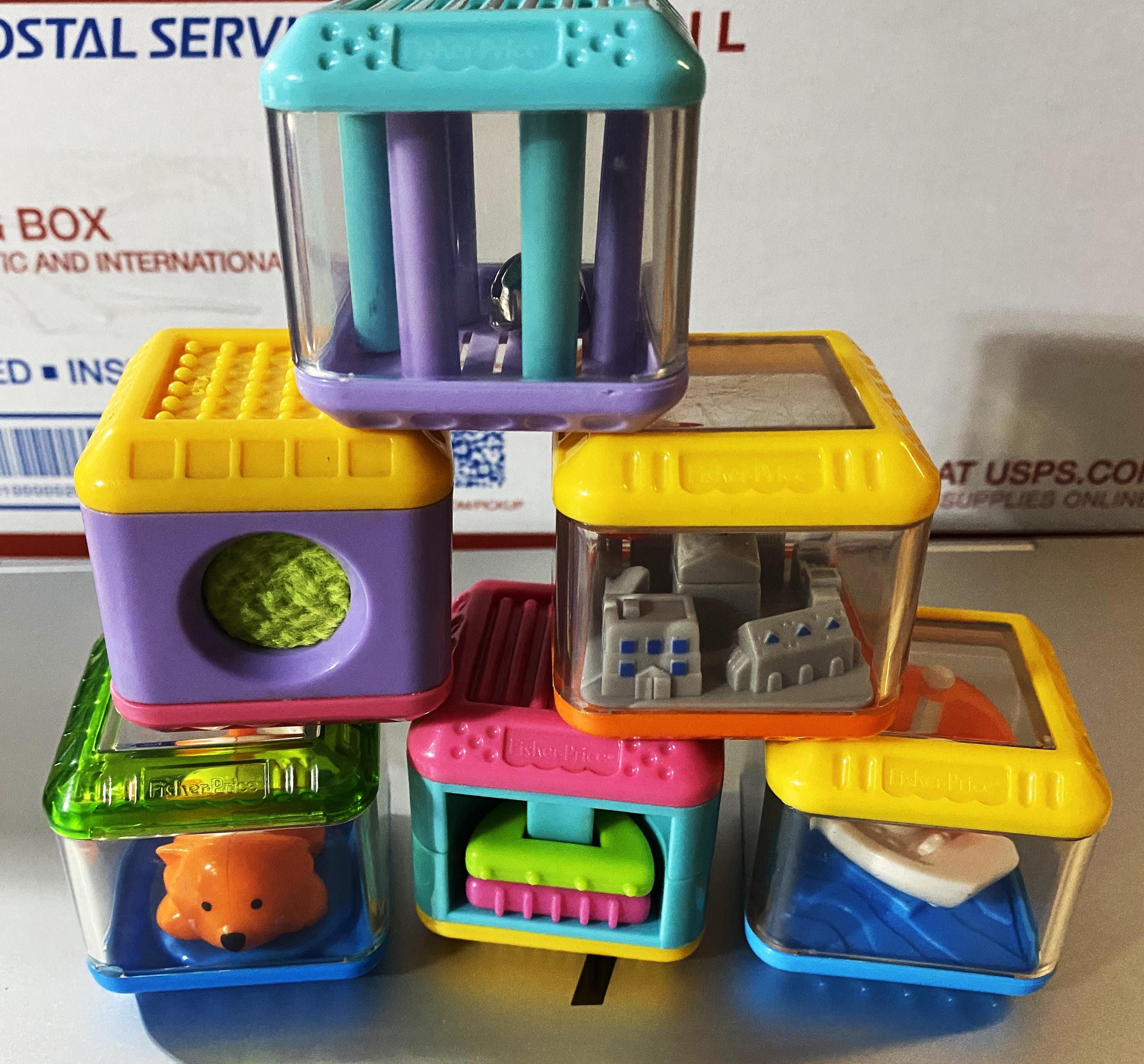 Fisher Price Peek A Boo Block Blocks U CHOOSE Letter