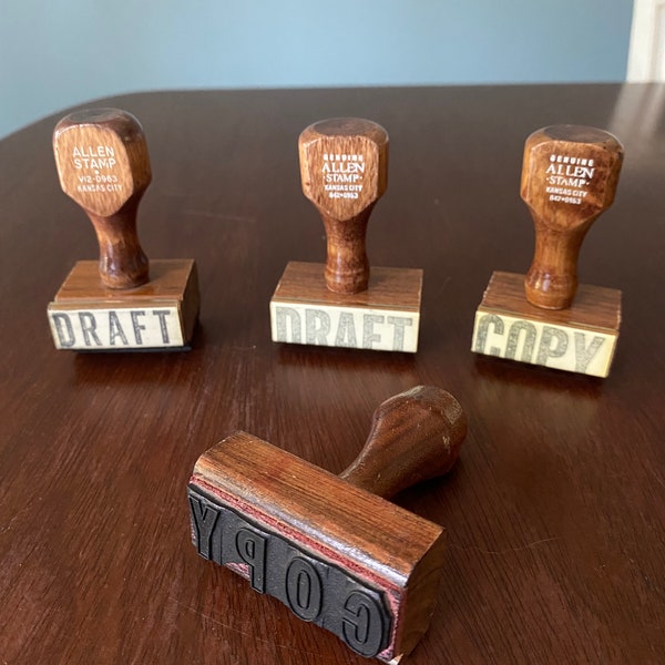 Postal Rubber Stamp Etsy