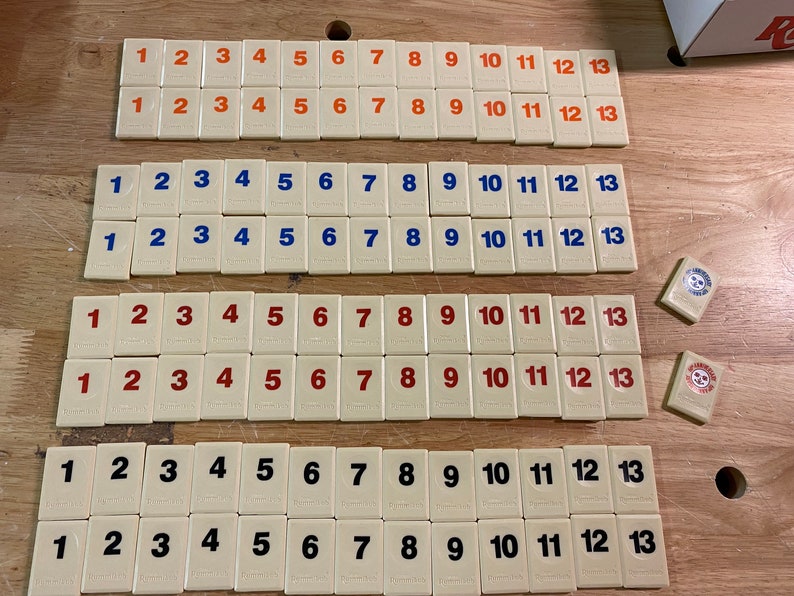 Rummikub 60th Anniversary Edition Tile Game in Original Box Etsy