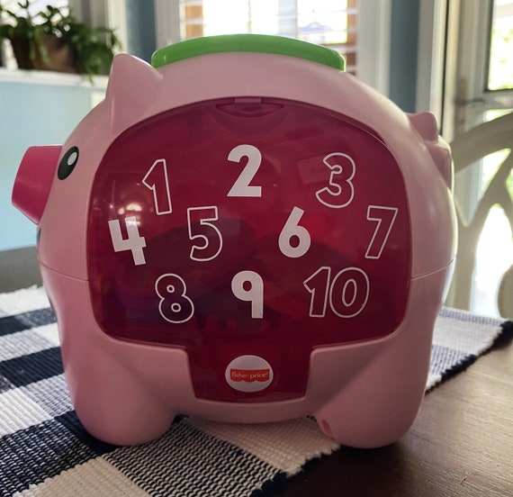 Fisher price pink piggy bank sale