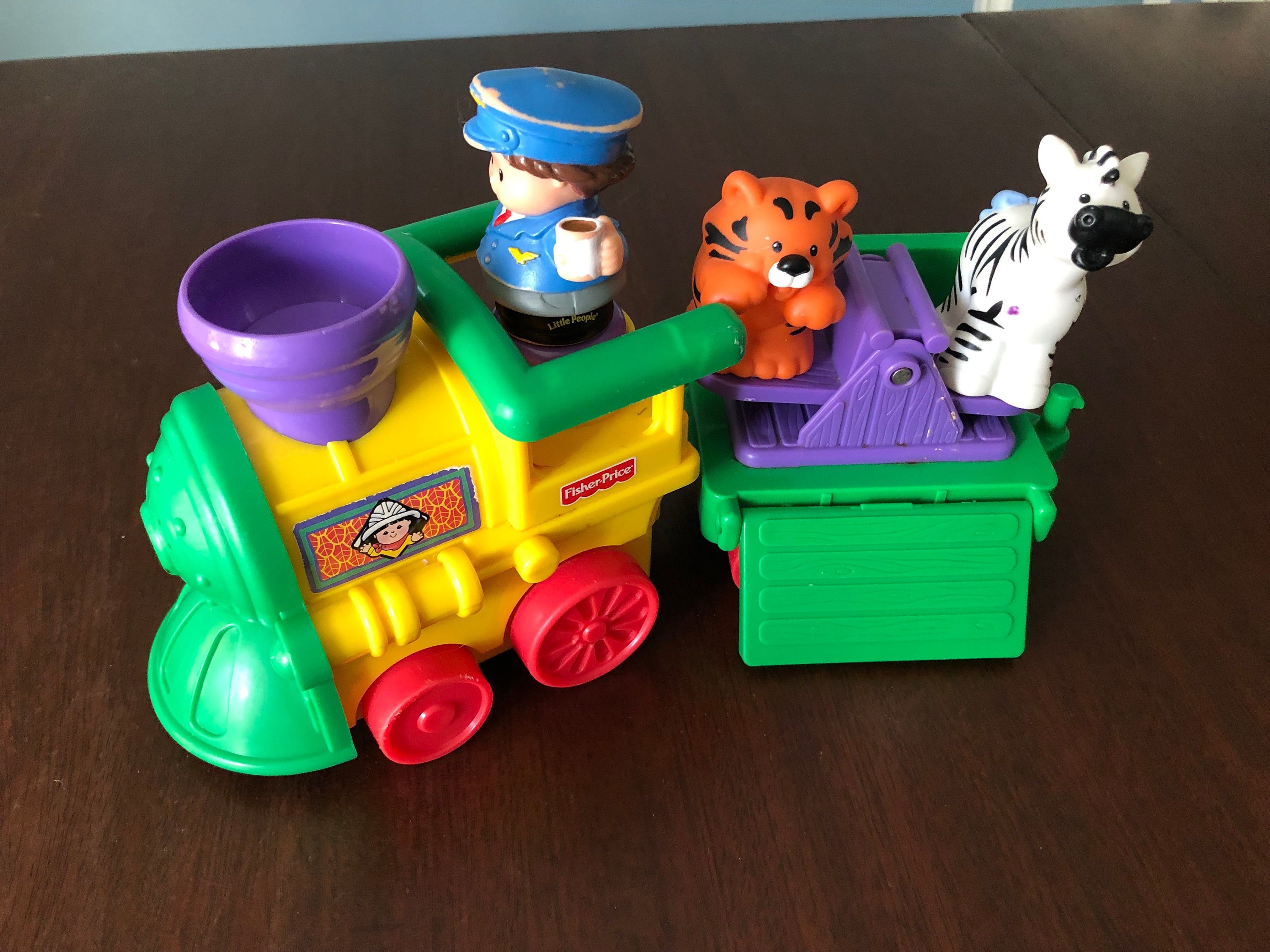 Ook tijger Neerwaarts Fisher Price Musical Zoo Train Fisher Price Little People - Etsy