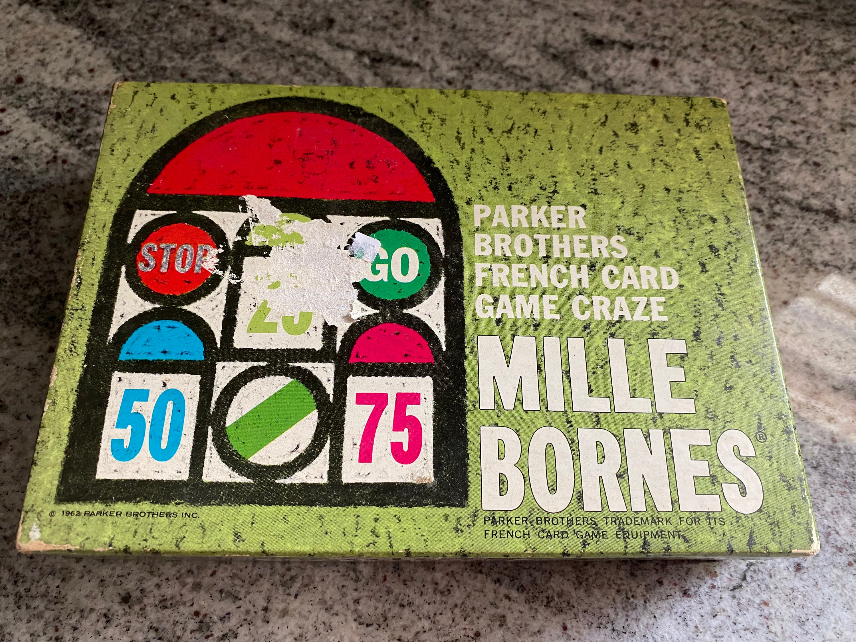 Mille Bornes Card Game 1962 Edition : Parker Brothers