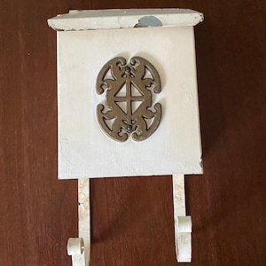 Vintage Mailbox. Wall Mount Mailbox with Newpaper Rack  #6500