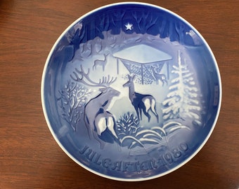 Bing & Grondahl Copenhagen Porcelain Christmas Plates, B and G