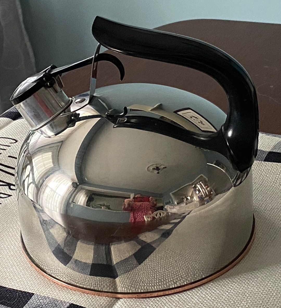 Revere Ware Copper Bottom Tea Kettle Revere Copper Tea Kettle Etsy