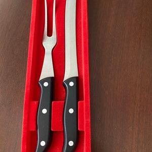 Stainless Steel Carving Set, Stainless Steel Knife, Stainless Steel Carving Fork  #6657