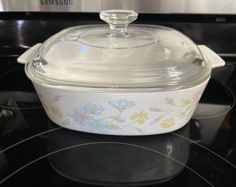 コーニングウェア フレンチホワイト F-1-B キャセロール皿 蓋付き