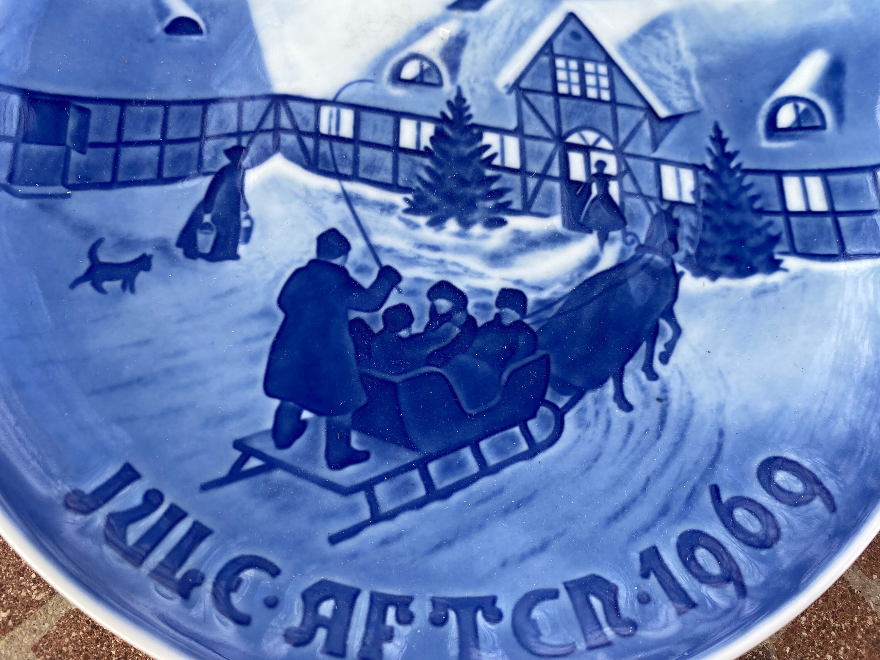 Bing & Grondahl Copenhagen Porcelain Christmas Plates, B and G