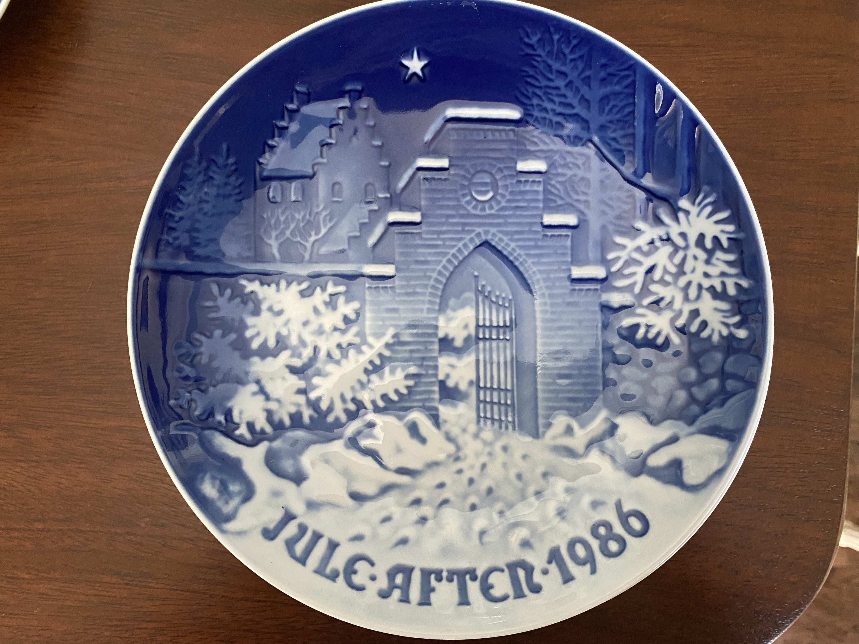 Bing & Grondahl Copenhagen Porcelain Christmas Plates, B and G