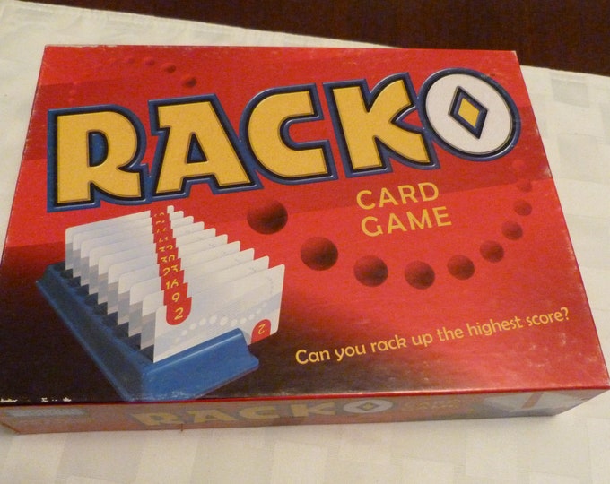 Vintage Racko Game, Milton Bradley Game, Racko Card Game 1997