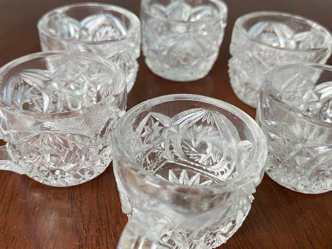 Vintage Salts, Salt Cellars, Set of 6 Individual Salt Cellars, Vintage