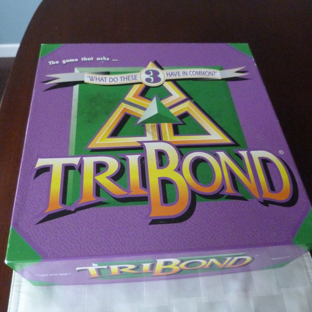 Tribond Game, Tri Bond Game, Tri Bond Board Game, Patch Game COMPLETE