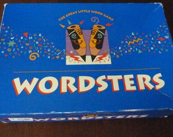 Vintage 1991  Wordsters Game by Milton Bradley- COMPLETE   #4459