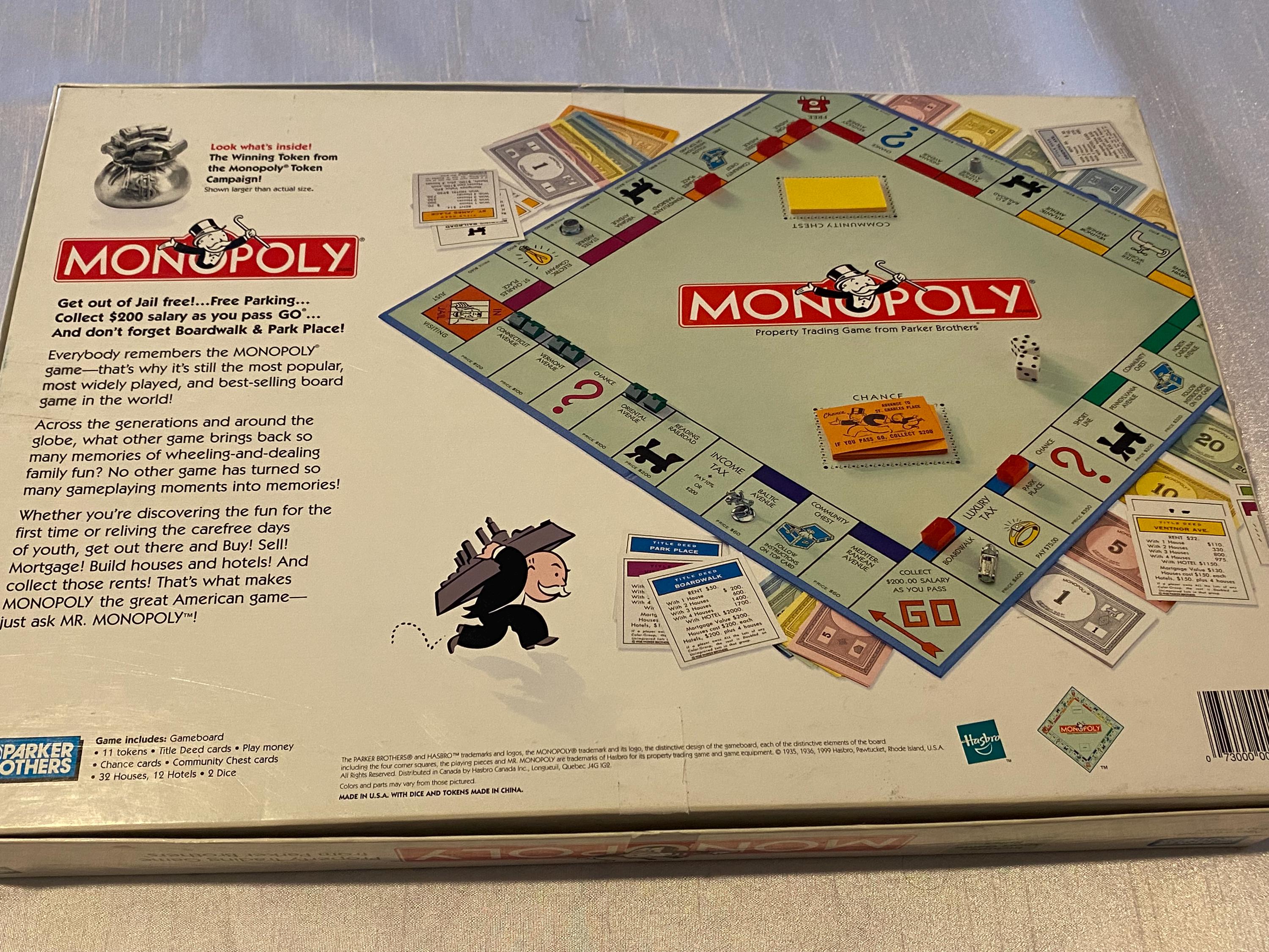 パーカーブラザーズ モノポリーゲーム - 不動産ゲーム #7267