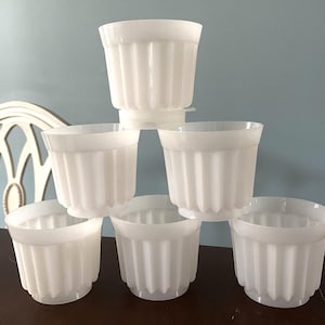 Like New - Tupperware Individual &quot;Jell-ette&quot; Jello Mold Cups - Set of 6   #8485