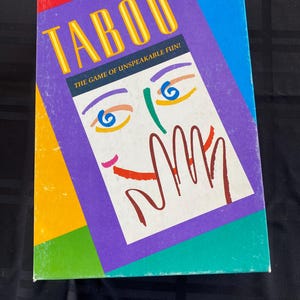 Vintage TABOO - the Game of Unspeakable Fun (1989) - COMPLETE   #8458