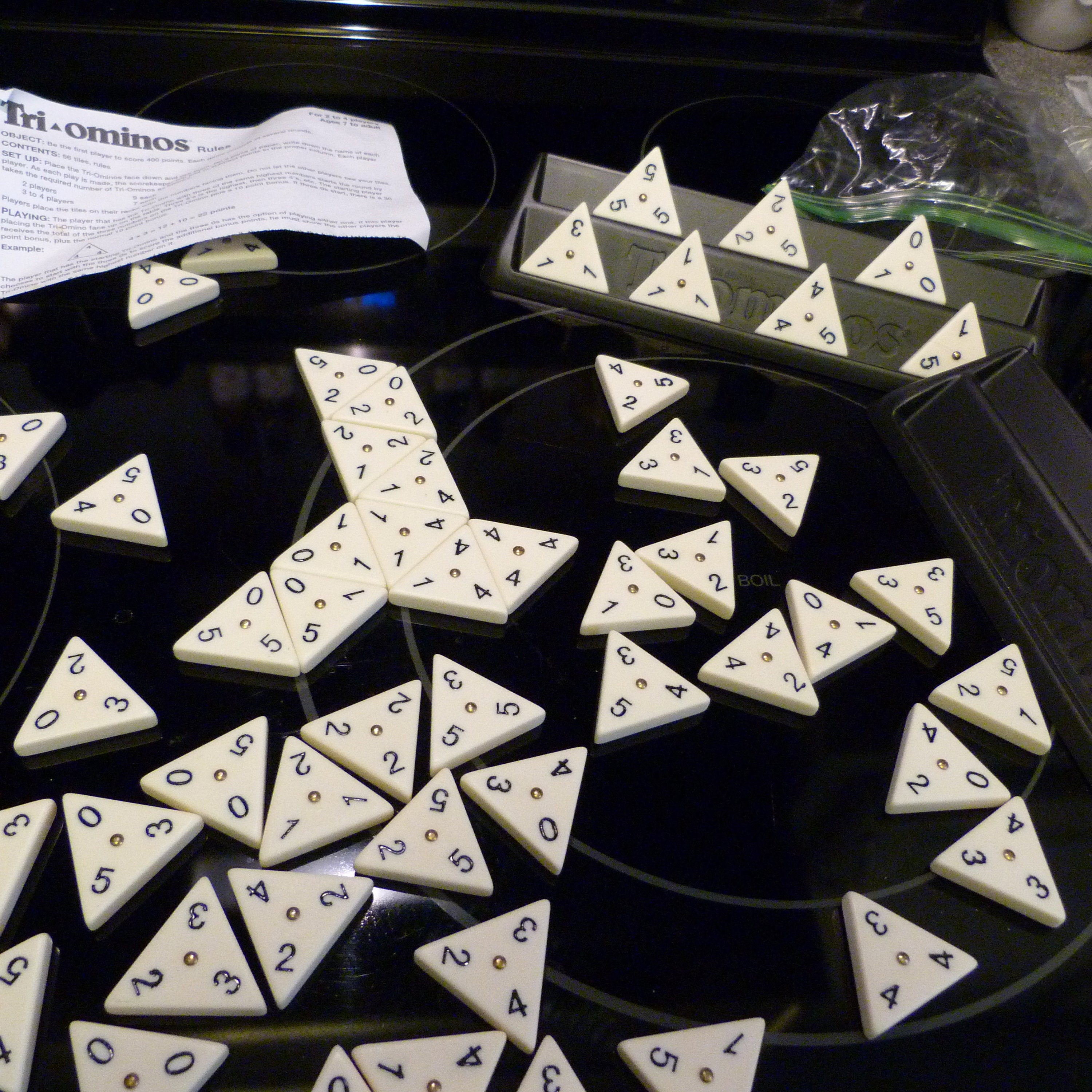 TriOminos Game by Pressman COMPLETE TriOminos 50th Etsy