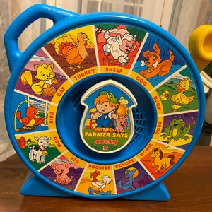 Vintage See 'n Say the Farmer Says Mattel See and Say - Etsy
