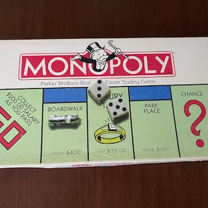 Vintage Monopoly Game - COMPLETE, 1996 Monopoly Game  #6513