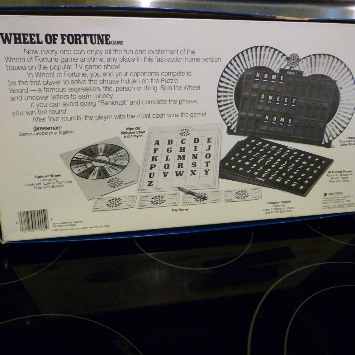 Vintage Wheel of Fortune Game Complete Etsy