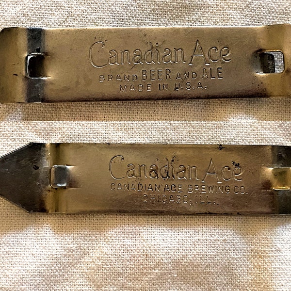 Vintage Old Style Metal Can/Bottle Openers, Vintage Advertising Bottle Openers - Variety, Your Choice   #4068