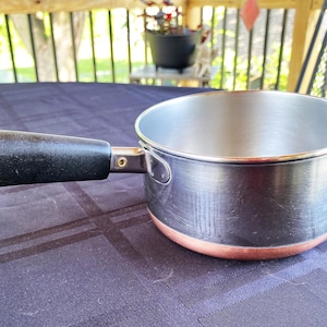 Revere Ware Copper Bottom 1 Qt Saucepan without Lid #8647