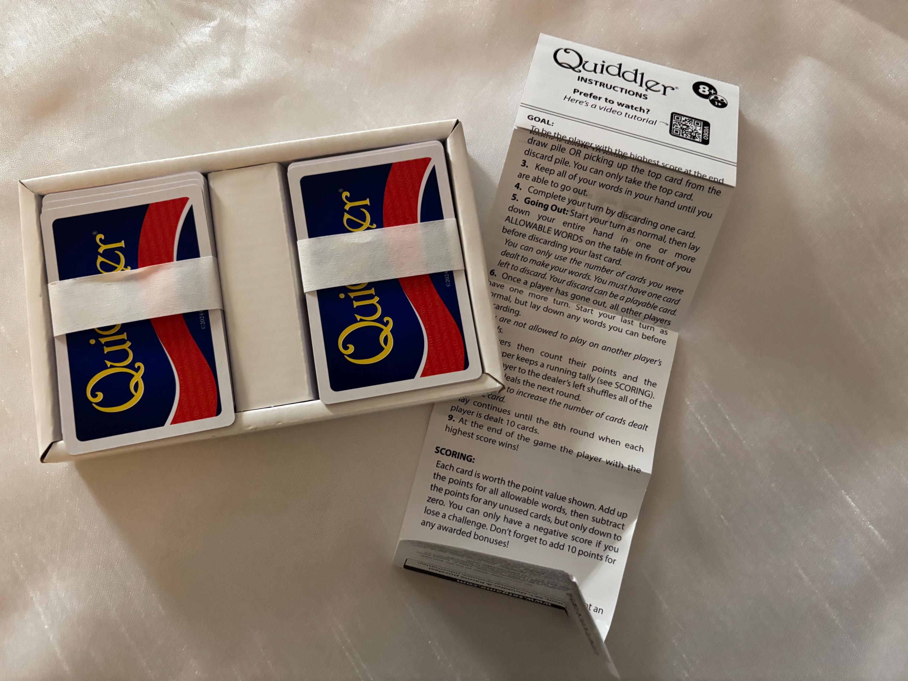 New Quiddler Card Game, Quiddler for the Fun of Words Card Game ...