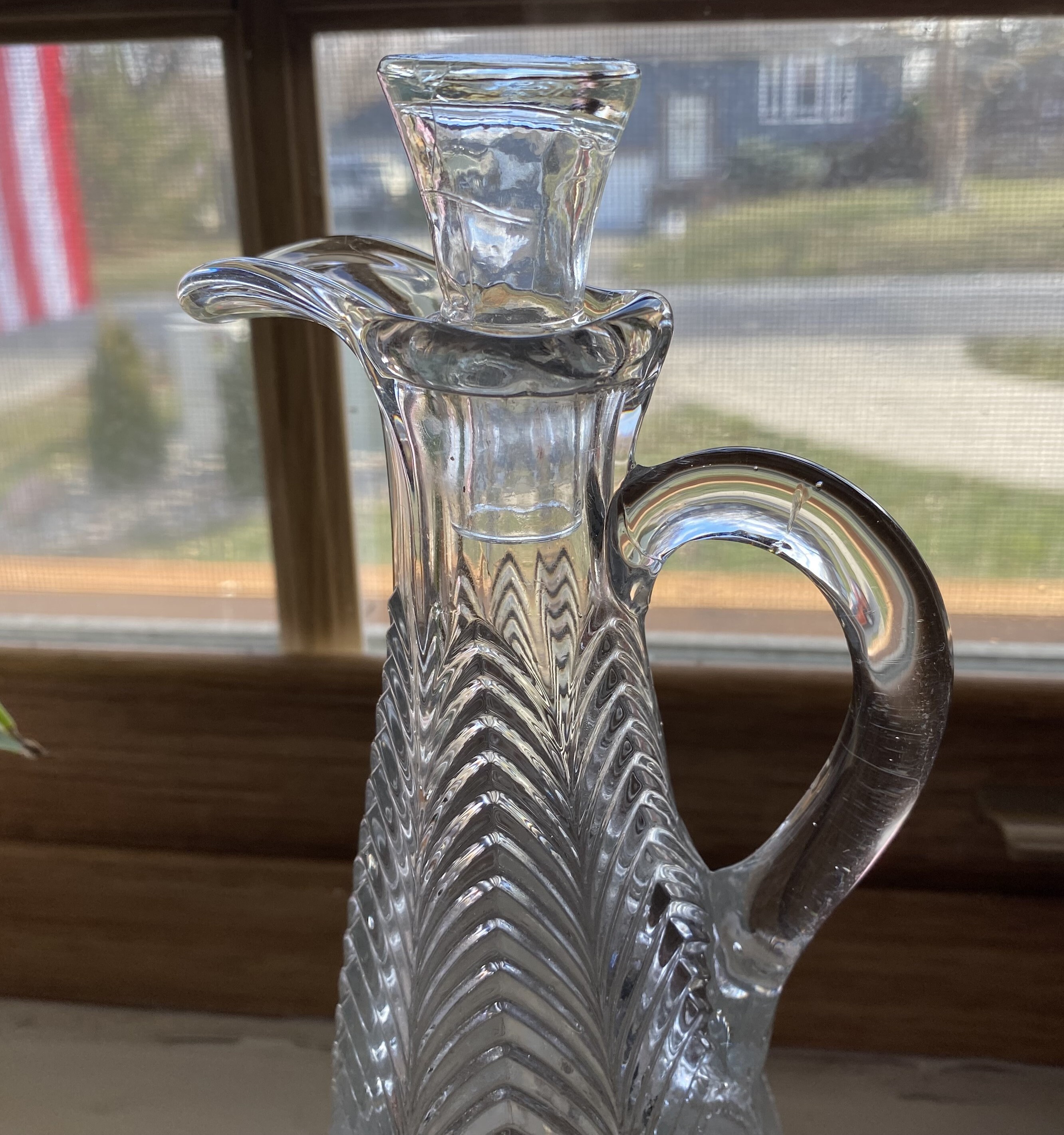 EAPC Georgia Pattern Peacock Vinegar Cruet #7708 - Etsy