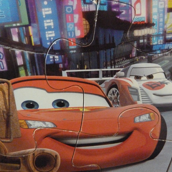 Wood Puzzle, CARS Puzzle, Disney Pixar Puzzle, Heavy Pressboard