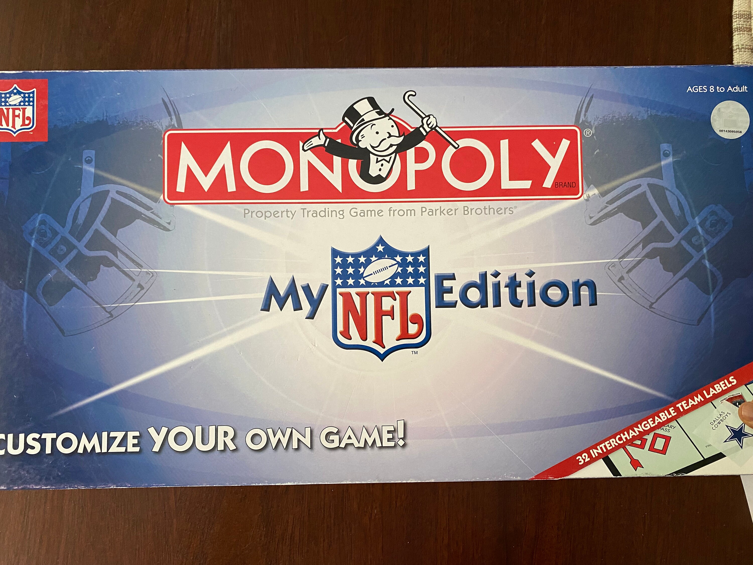 Edition　Football　NFL　Canada　Monopoly　National　League　Etsy　Monopoly　NFL